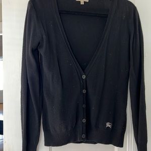 Burberry black cardigan